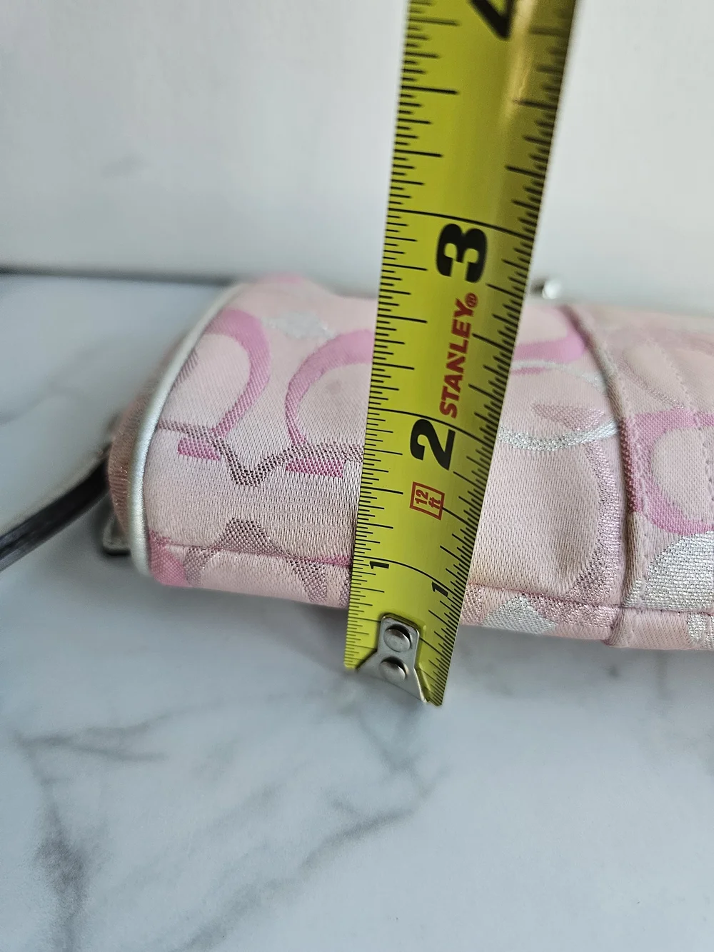 Pink Kisslock Wristlet and Card Wallet - Picture 10 of 12